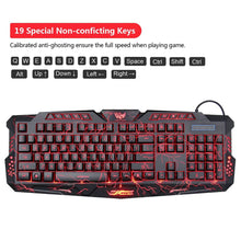 Gaming Keyboard Mechanical Computer Keyboard USB Wired LED 3 Color