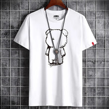 T Shirt for Men Newest Clothing Fitness White O Neck Anime Man T-shirt
