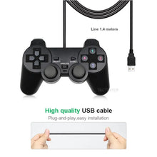 USB Wired PC Game Controller Gamepad  for PC Windows Computer Laptop