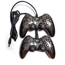 USB Wired Dual Vibration Gaming Controller Joystick Computer