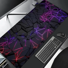 Large gaming Mouse Pad 90x40 Red Blue gradient design desk mat keyboard
