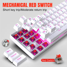 68 Keys Mechanical Keyboard Ergonomics Pink Light RGB Backlit LED Keyboard