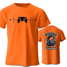 Men T-Shirts Can't Hear You I'm Gaming Funny Video Gamer