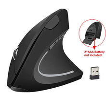 Vertical Wireless USB Mouse Ergonomic Rechargeable Portable PC Gamer