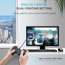 Vibration Joystick Wired USB PC Controller For PC Computer Laptop Gamepad