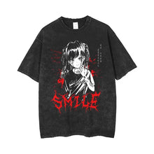 Anime Men's T Shirts Gothic Printed T-Shirt Hip Hop Streetwear