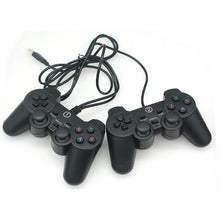 2 Player Gamepad Joypad USB Joystick Wired Usb To Pc Controller