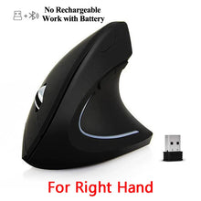 Vertical Wireless USB Mouse Ergonomic Rechargeable Portable PC Gamer