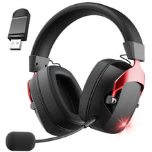 Wireless Gaming Headset with Detachable Noise Cancelling Microphone