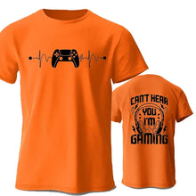 Men T-Shirts Can't Hear You I'm Gaming Funny Video Gamer
