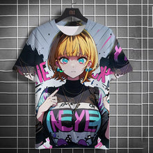 Men's T-Shirts Anime Character Tee 3D Sexy Beauty Print