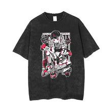 Anime Men's T Shirts Gothic Printed T-Shirt Hip Hop Streetwear