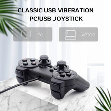 Vibration Joystick Wired USB PC Controller For PC Computer Laptop Gamepad