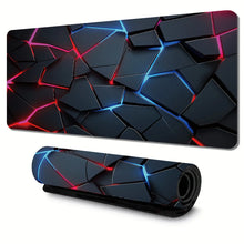 Large gaming Mouse Pad 90x40 Red Blue gradient design desk mat keyboard