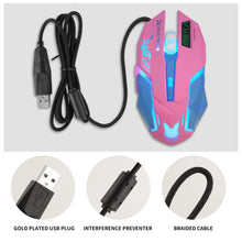USB Wired Gaming Mouse Pink Computer Professional E-sports Mouse