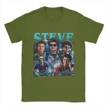 Men T-Shirts Steve Harrington Vintage Funny O Neck Clothing Graphic Printed