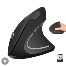 Vertical Wireless USB Mouse Ergonomic Rechargeable Portable PC Gamer