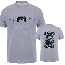 Men T-Shirts Can't Hear You I'm Gaming Funny Video Gamer