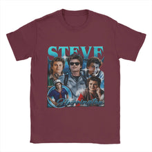 Men T-Shirts Steve Harrington Vintage Funny O Neck Clothing Graphic Printed