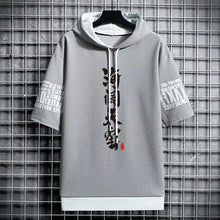 Men clothing streetwear Hoodies korea t shirt print graphic Casual