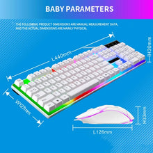RGB Gaming Keyboard Gamer Keyboard And Mouse Kit Wired Keyboard