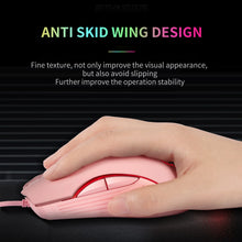 USB Wired Gaming Mouse Pink Computer Professional E-sports Mause