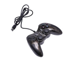 USB Wired Dual Vibration Gaming Controller Joystick Computer