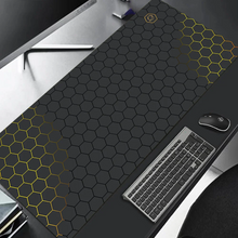 Large gaming Mouse Pad 90x40 Red Blue gradient design desk mat keyboard