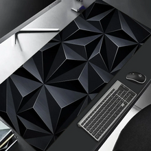 Large gaming Mouse Pad 90x40 Red Blue gradient design desk mat keyboard